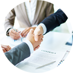 Representation of trust, integrity, and ethical values upheld by AMEC in their migration and educational consultancy services.